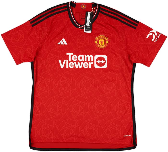 2023-24 Manchester United Home Shirt Martinez #6 (XL)