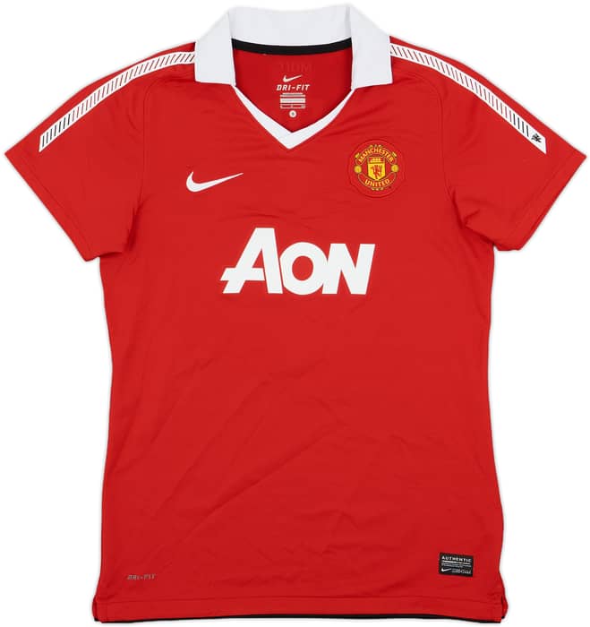 2010-11 Manchester United Home Shirt Andrea #7 - 9/10 - (Women's S)