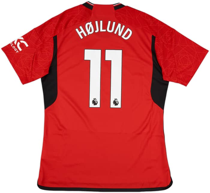 2023-24 Manchester United Home Shirt Højlund #11 (L)