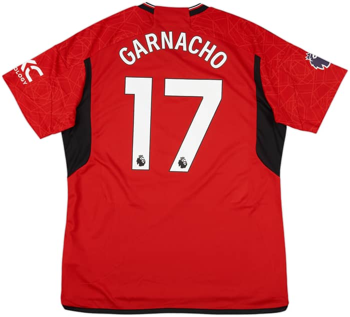 2023-24 Manchester United Home Shirt Garnacho #17 (XL)
