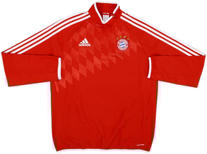 2013-14 Bayern Munich adidas 1/4 Zip Drill Top - 10/10 - (M/L)