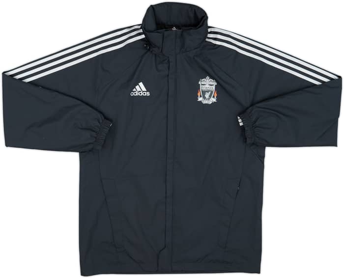 2011-12 Liverpool adidas Hooded Rain Jacket - 9/10 - (M)