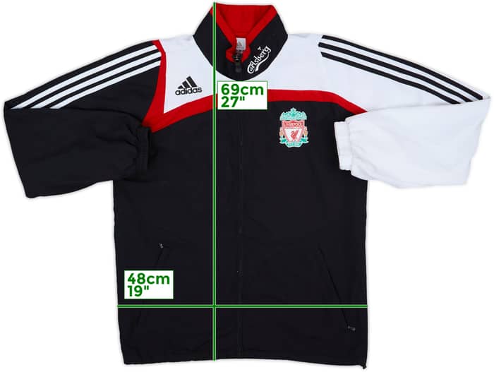2007-08 Liverpool adidas Track Jacket - 8/10 - (M)