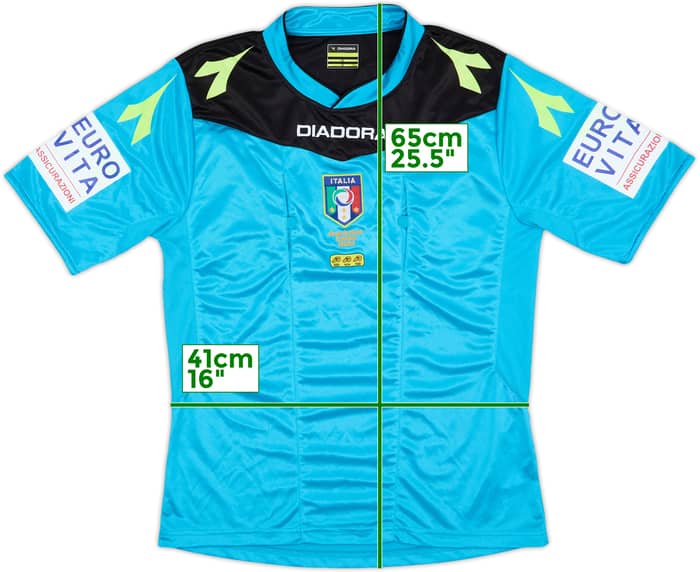 2015-17 Italy Diadora Referee Shirt - 7/10 - (S)