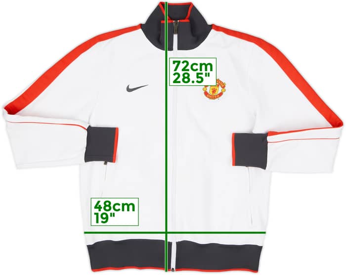2010-11 Manchester United Nike N98 Track Jacket - 8/10 - (M)