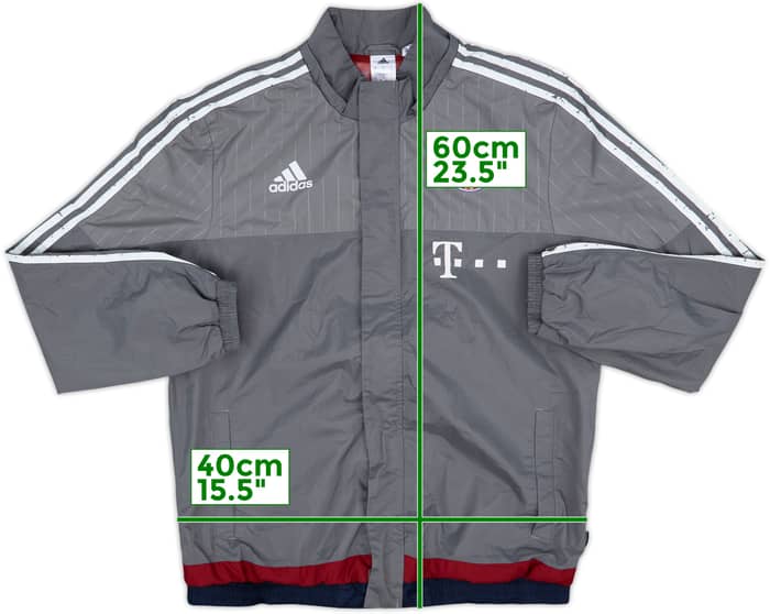 2015-16 Bayern Munich adidas Rain Jacket - 5/10 - (L)