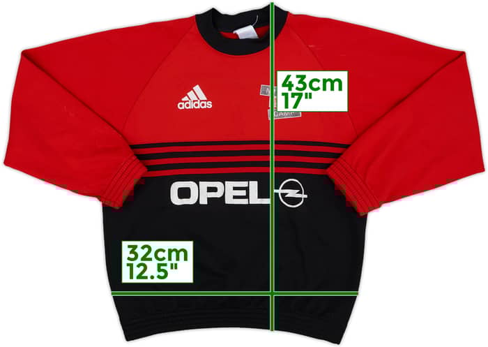 1998-99 AC Milan Junior Camp adidas Sweat Top - 5/10 - (XL.Boys)