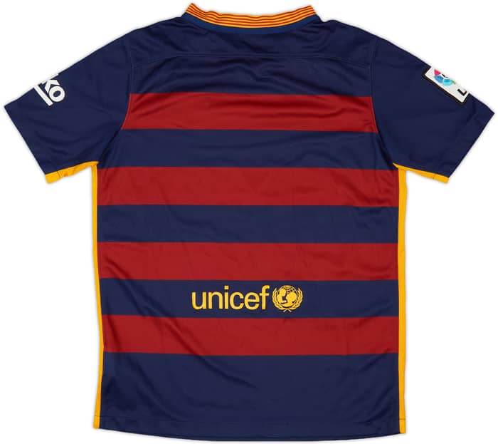 2015-16 Barcelona Home Shirt - 8/10 - (L.Boys)