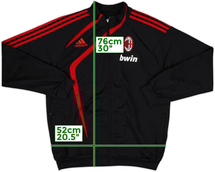 2009-10 AC Milan adidas Track Jacket - 8/10 - (M/L)