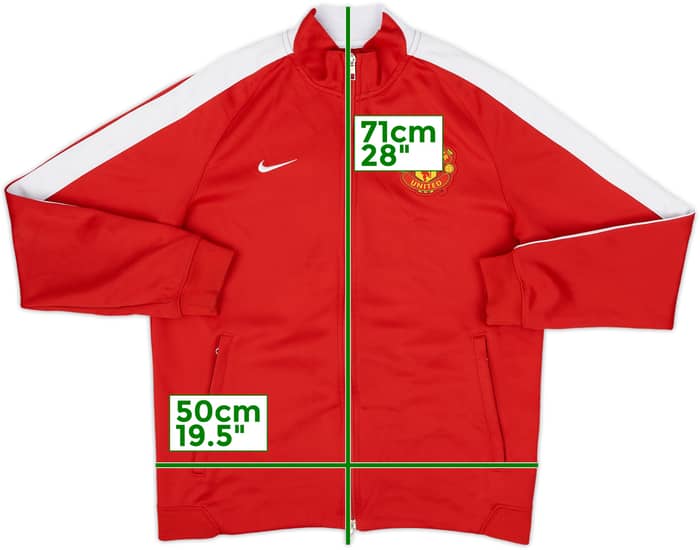 2014-15 Manchester United Nike Track Jacket - 8/10 - (M)