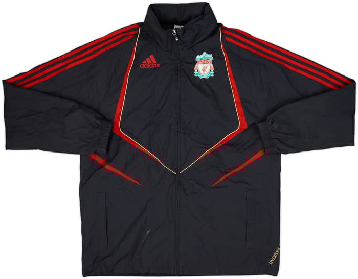 2009-10 Liverpool adidas Hooded Rain Jacket - 6/10 - (M)