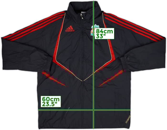 2009-10 Liverpool adidas Hooded Rain Jacket - 6/10 - (M)
