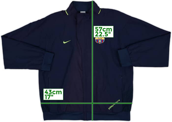2007-08 Barcelona Nike Track Jacket - 9/10 - (XL)