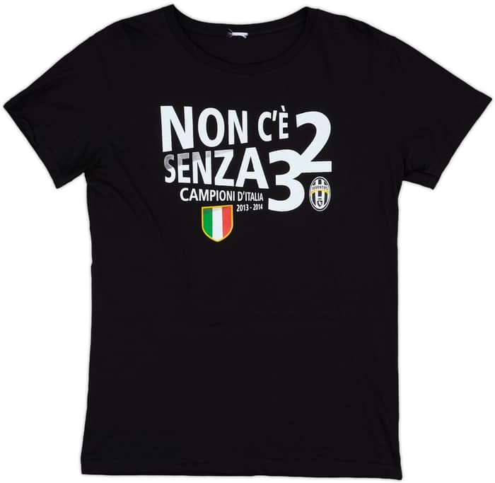 2013-14 Juventus 'Campioni D'Italia' Graphic Tee - 8/10 - (S)