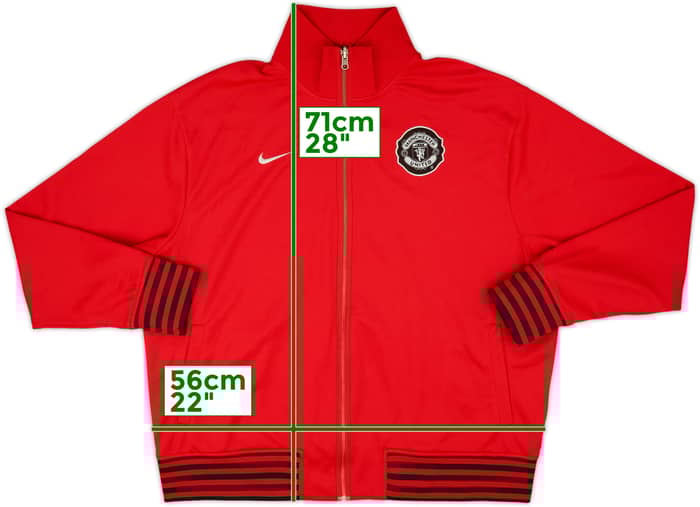 2010-11 Manchester United Nike Track Jacket - 8/10 - (XXL)