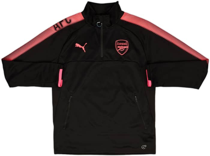2018-19 Arsenal Puma 1/4 Zip Training Top - 8/10 - (S)