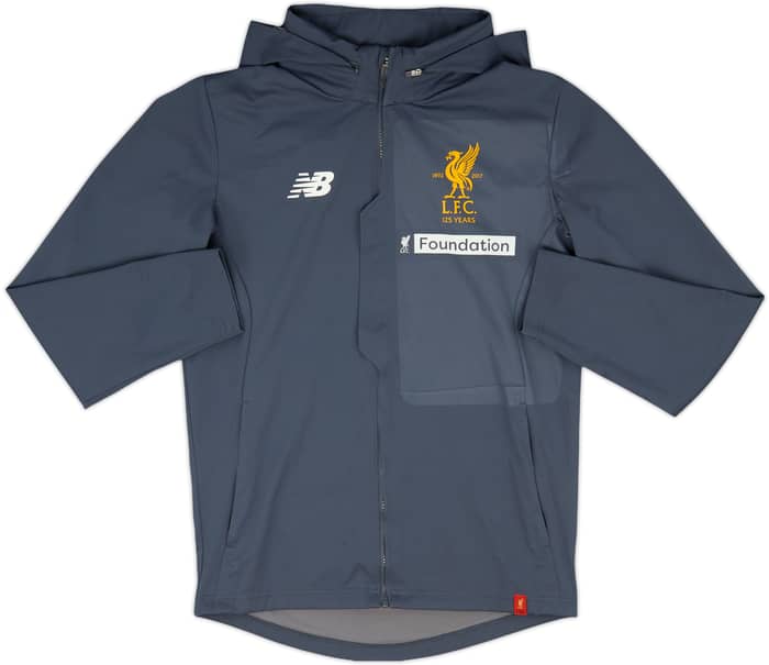 2017-18 Liverpool Foundation New Balance Hooded Track Jacket - 8/10 - (S)