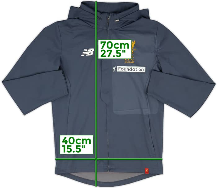 2017-18 Liverpool Foundation New Balance Hooded Track Jacket - 8/10 - (S)