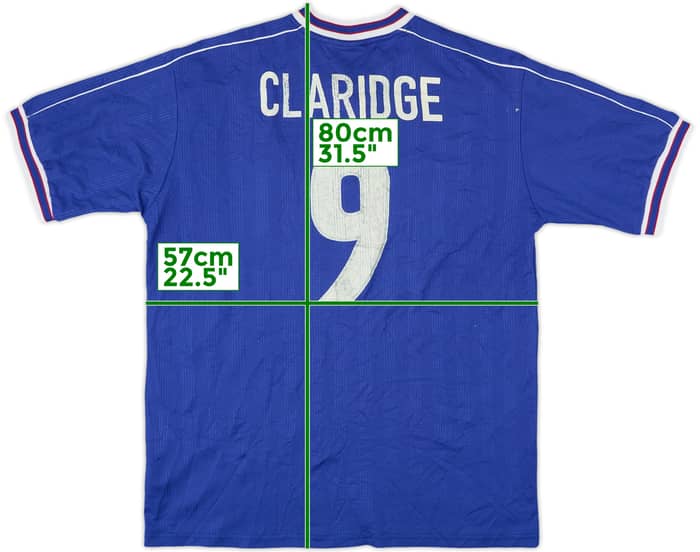 1999-00 Portsmouth Home Shirt Claridge #9 - 5/10 - (XL)