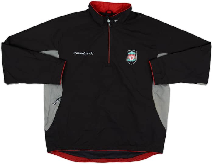 2002-03 Liverpool Reebok 1/4 Zip Training Top - 6/10 - (L)