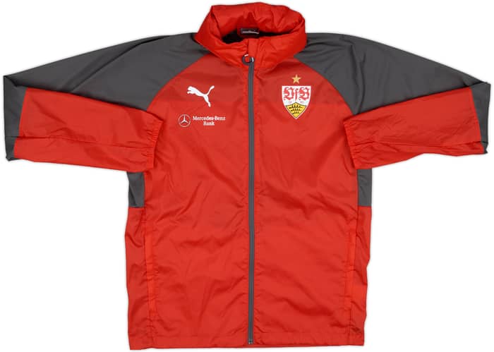 2016-17 Stuttgart Puma Hooded Rain Jacket - 8/10 - (M)
