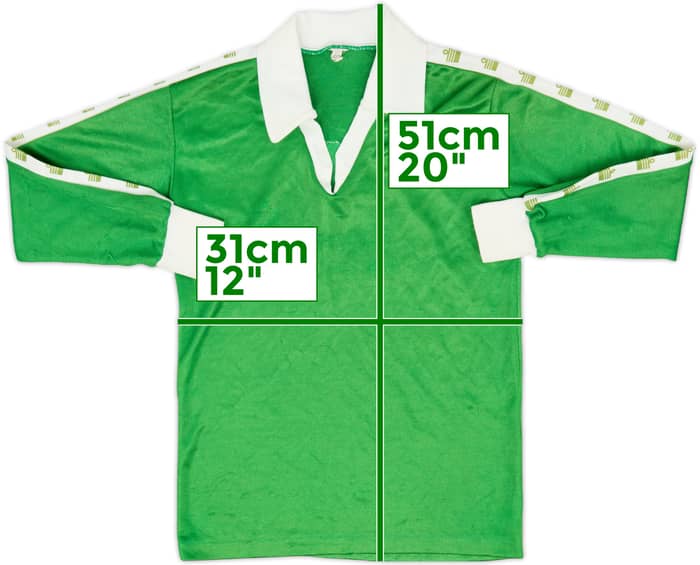 1980s Admiral Template L/S Shirt #4 - 4/10 - (S)