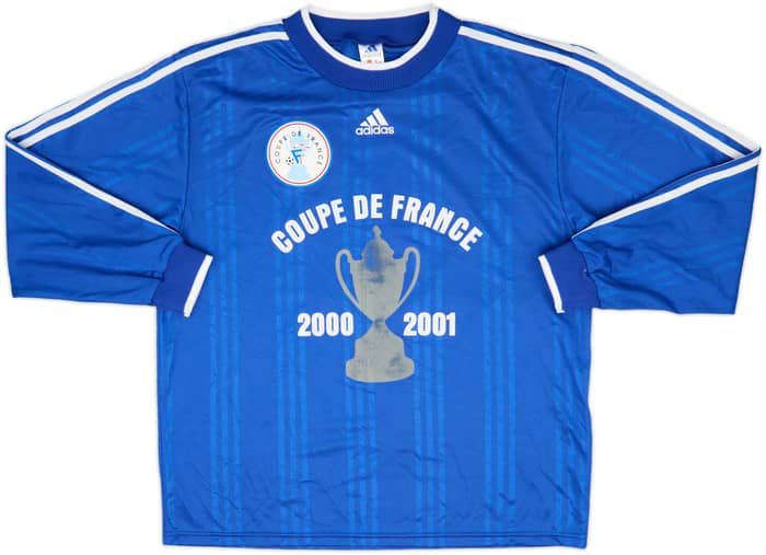 2000-01 Coupe de France adidas Template L/S Shirt #11 - 6/10 - (XL)