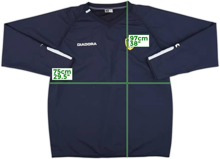 2004-05 Leeds United Diadora Drilll Top - 8/10 - (XL)