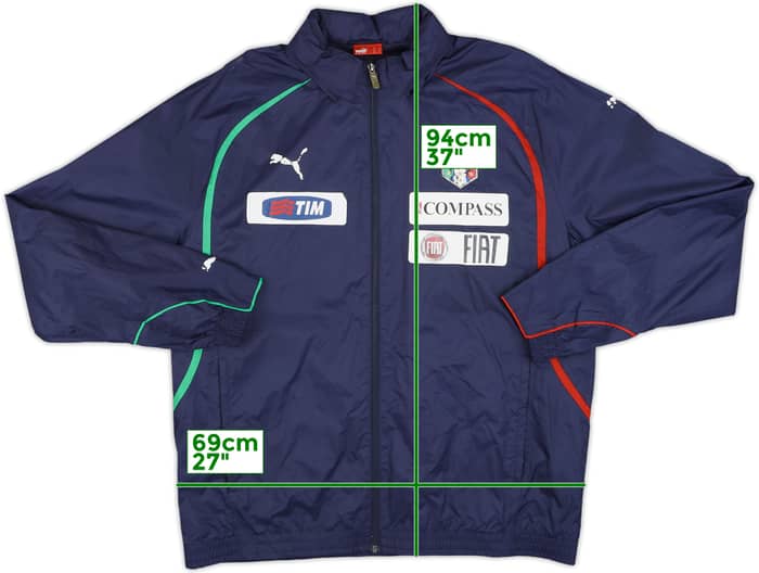 2010-12 Italy Puma Hooded Rain Jacket - 5/10 - (L)