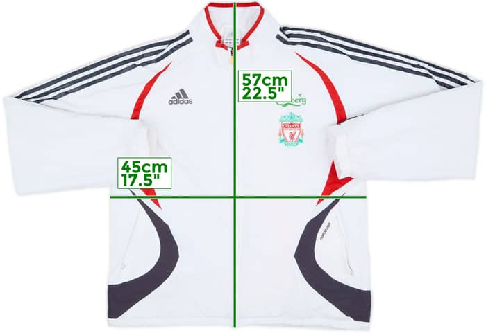 2006-07 Liverpool adidas Track Jacket - 5/10 - (L/XL)
