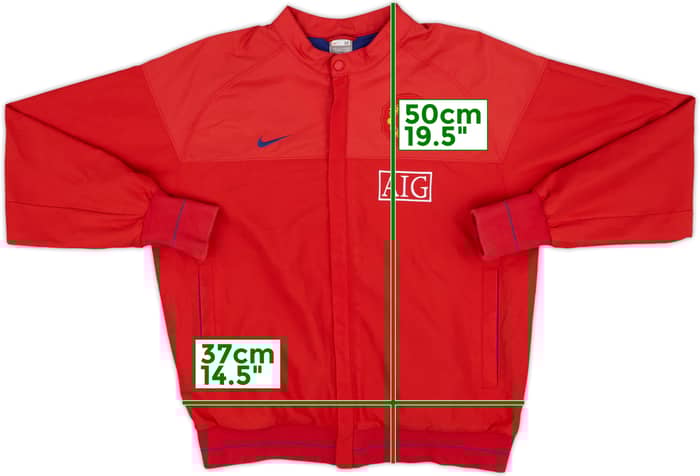 2008-09 Manchester United Nike Track Jacket - 9/10 - (M)