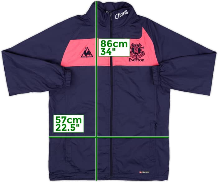 2009-10 Everton Le Coq Sportif Hooded Rain Jacket - 6/10 - (M)