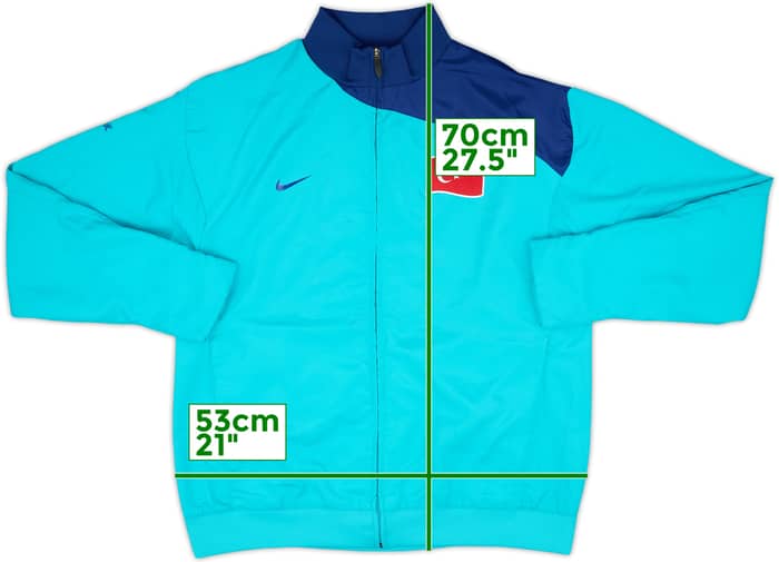 2008-09 Turkey Nike Track Jacket - 9/10 - (XL)