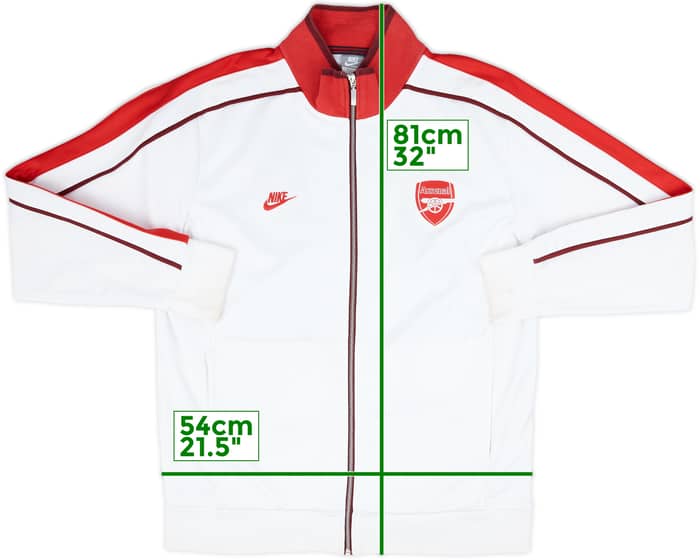 2008-09 Arsenal Nike Track Jacket - 8/10 - (XL)