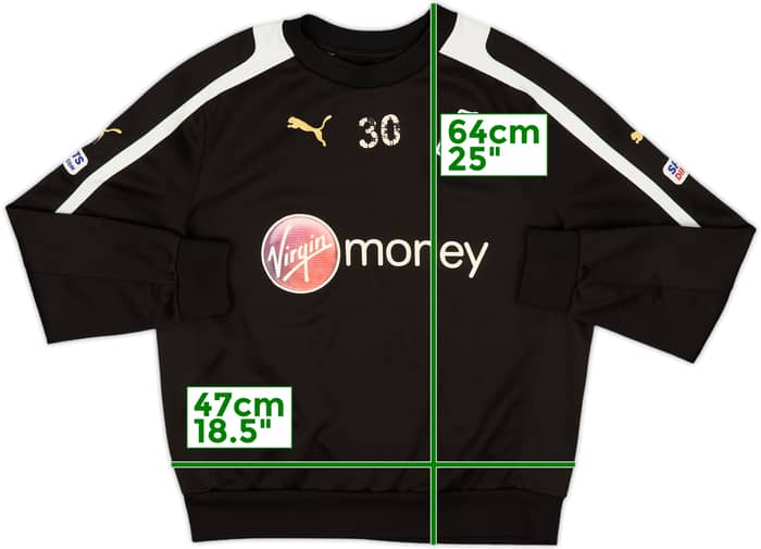 2012-13 Newcastle Player Issue Puma Sweat Top #30 - 5/10 - (L)