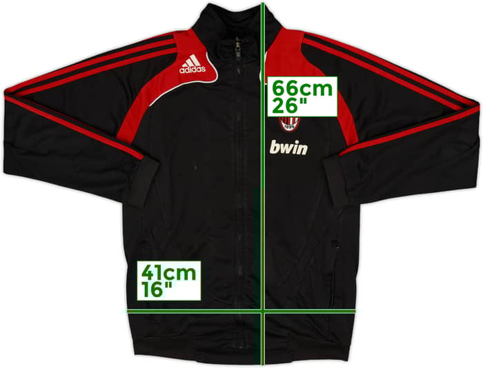 2008-09 AC Milan adidas Track Jacket - 7/10 - (M)