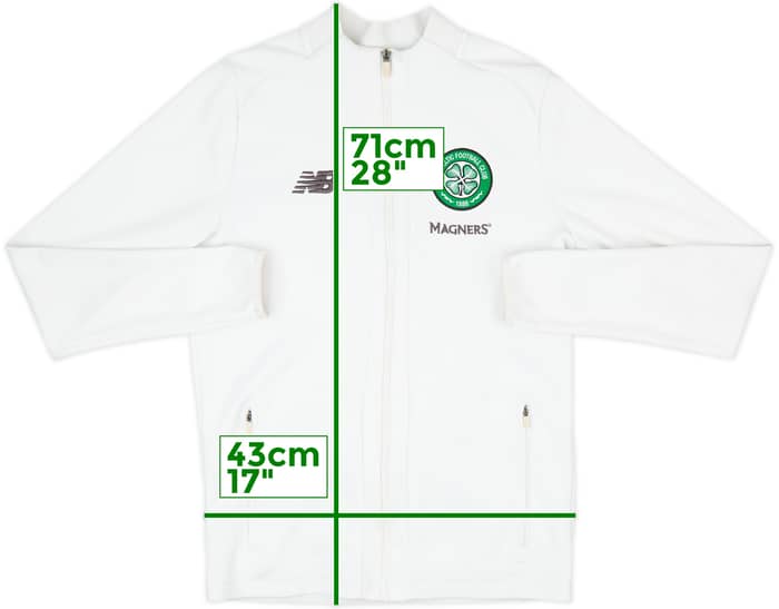 2019-20 Celtic New Balance Track Jacket - 4/10 - (M)