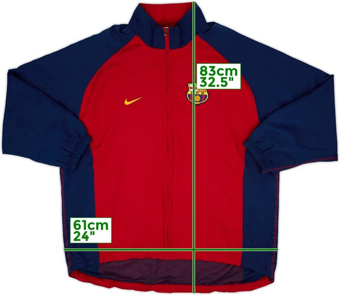 2003-04 Barcelona Nike Track Jacket - 9/10 - (XL)