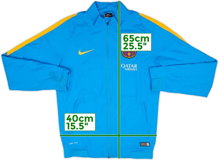 2015-16 Barcelona Nike Track Jacket - 6/10 - (S)
