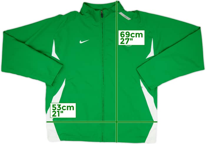 2007-08 Celtic Nike Track Jacket - 10/10 - (XL)