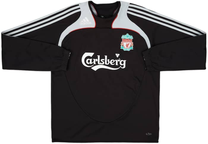 2008-09 Liverpool adidas Sweat Top - 9/10 - (S)
