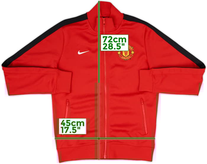 2013-14 Manchester United Nike Track Jacket - 10/10 - (M)