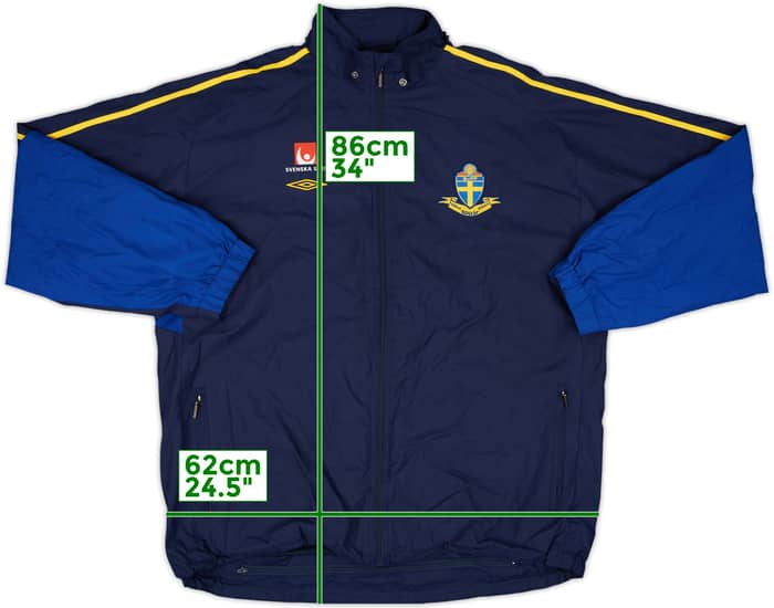 2004-05 Sweden Umbro Track Jacket - 7/10 - (XL)