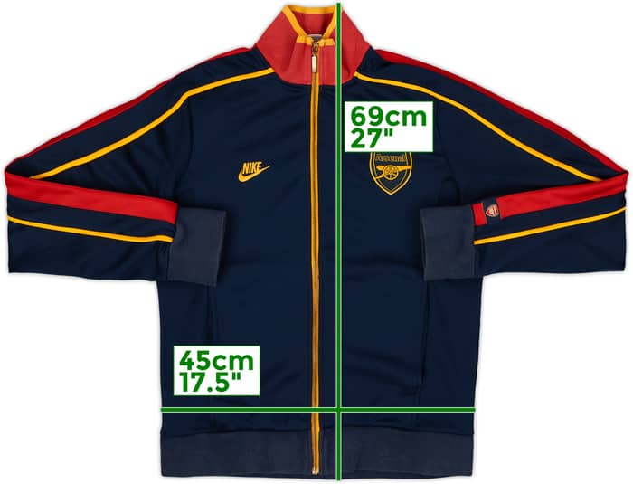 2008-09 Arsenal Nike Track Jacket - 9/10 - (S)