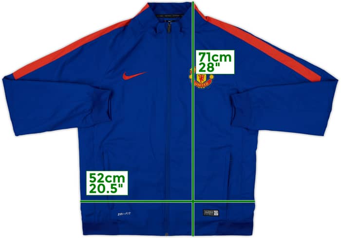 2014-15 Manchester United Nike Track Jacket - 8/10 - (M)