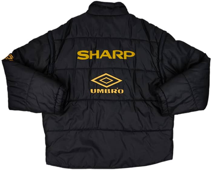 1992-94 Manchester United Umbro Padded Bench Coat - 10/10 - (XL)