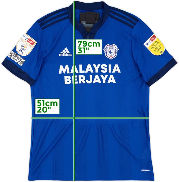 2021-22 Cardiff Player Issue Home Shirt - 10/10 - (L)
