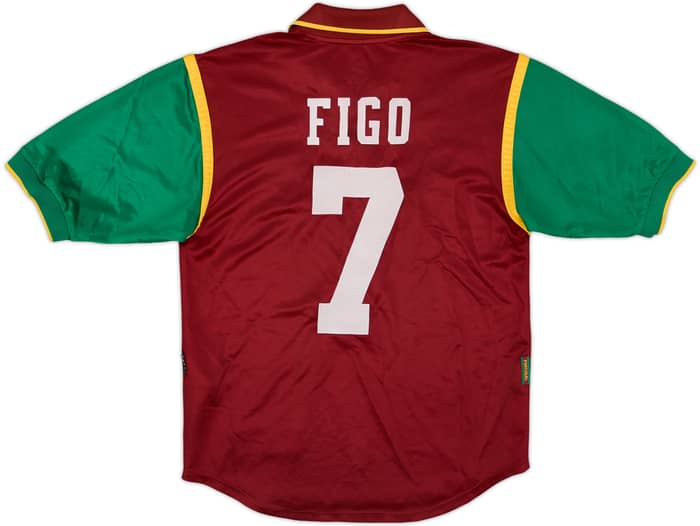 1999-00 Portugal Home Shirt Figo #7 - 8/10 - (XS)