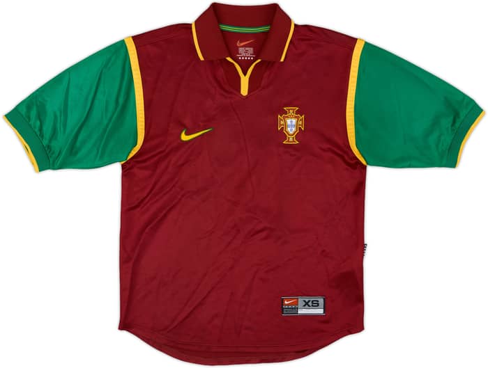 1999-00 Portugal Home Shirt Figo #7 - 8/10 - (XS)