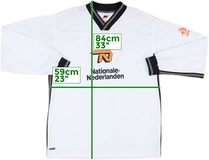 1998-00 Netherlands Player Issue Nike Training L/S Shirt #20 - 6/10 - (XL)
